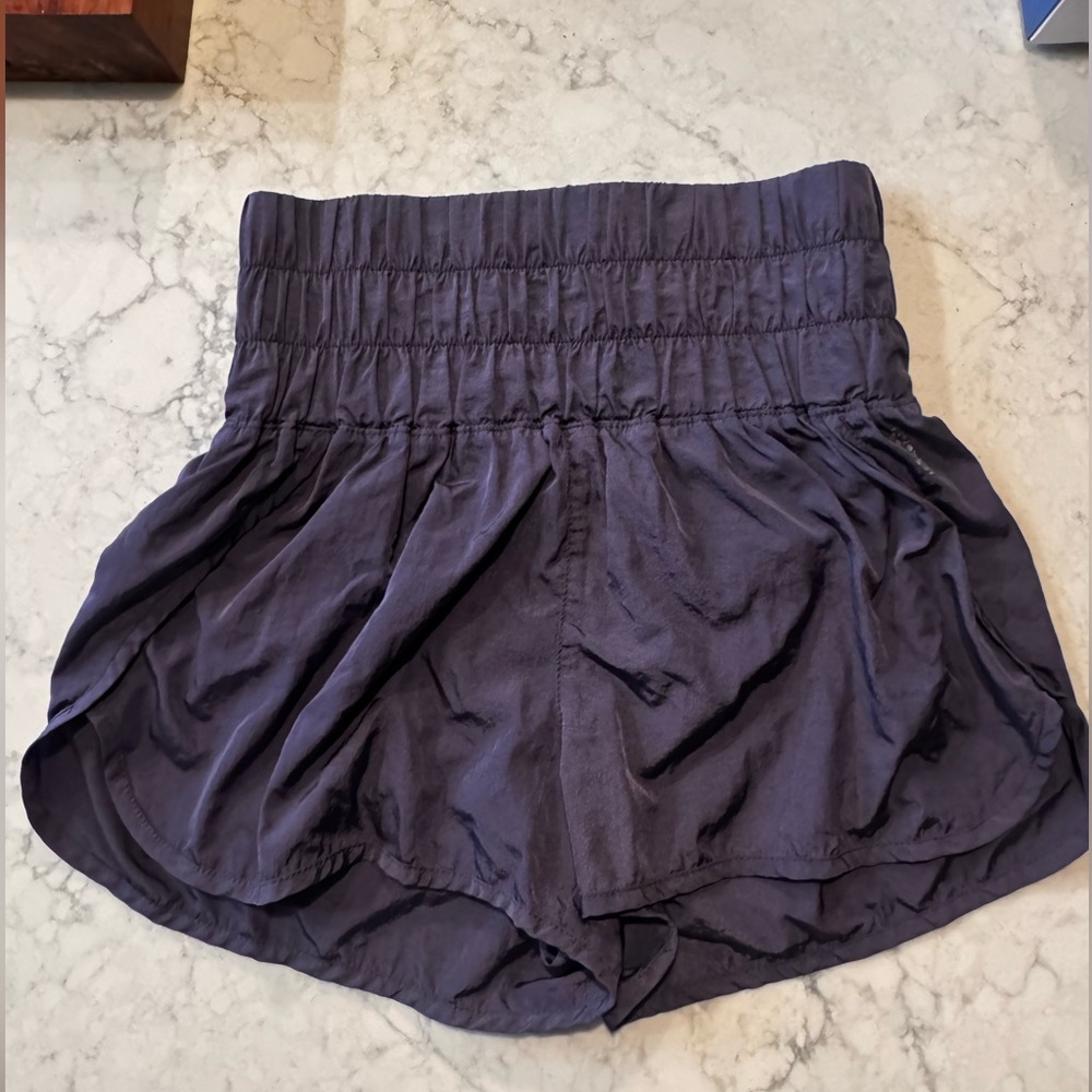FP Movement ‘The Way Home’ high waisted shorts. Gray. Size S.